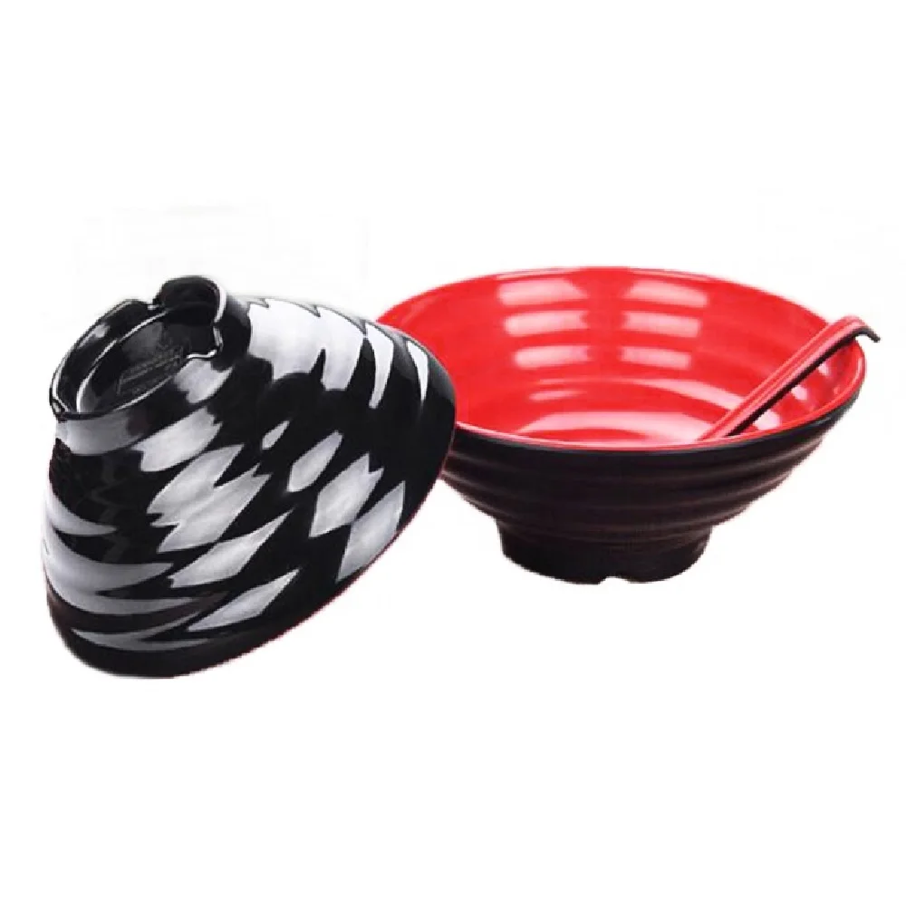 2 Bowls Japanese Bowl 1.3L in Melamine 1300ml