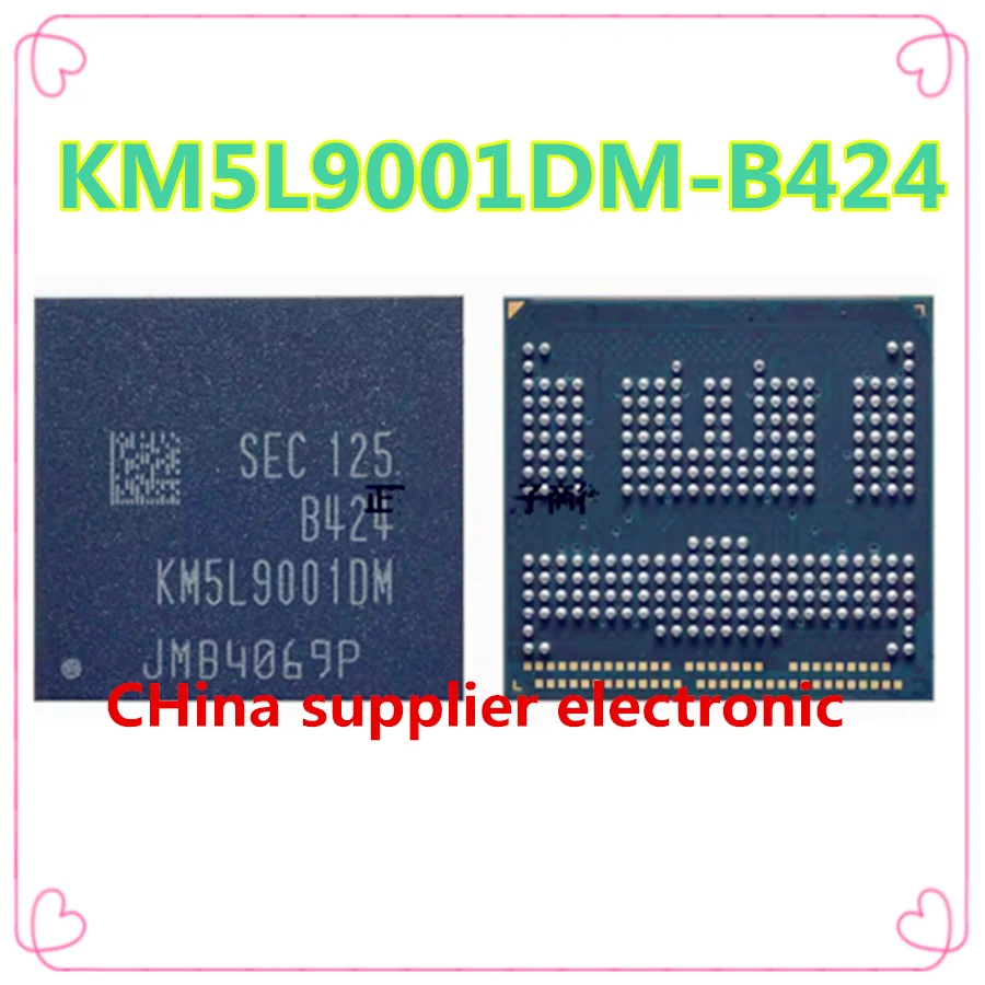 

KM5P9001DM-B424 64+4G KM5L9001DM-B424 128+4G BGA Runtime memory chip font K4UCE3Q4AB-MGCL 200 balls 8GB BGA