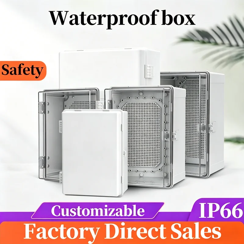 IP67 Waterproof Junction Box ABS Plastic Outdoor Electrical Enclosure for Electronic Project