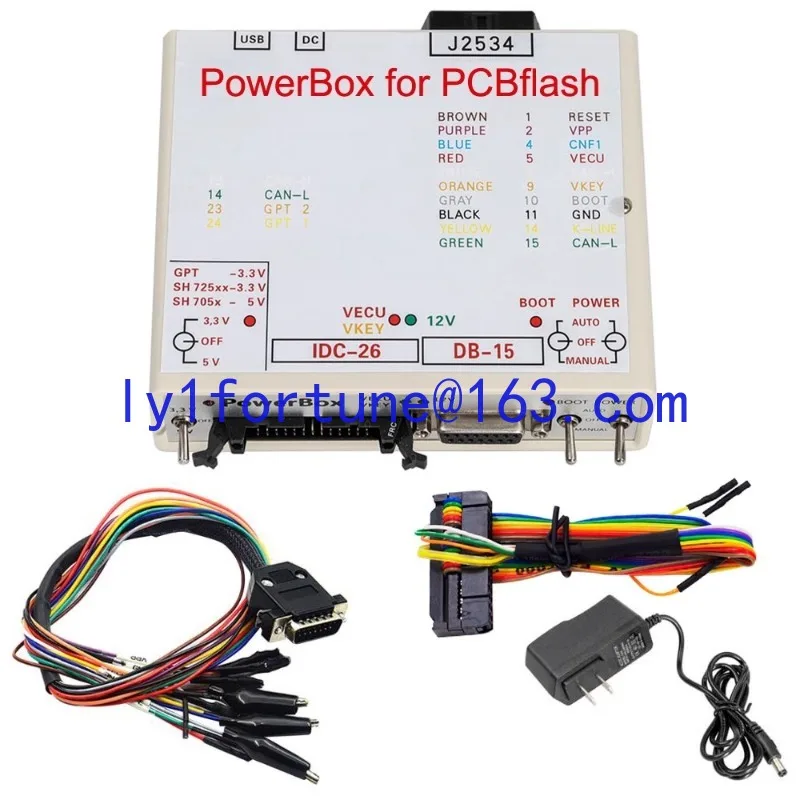 PowerBox for PCMFlash KTM JTAG for Hitachi J2534