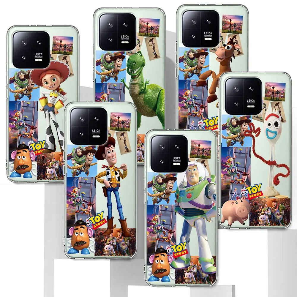 Disney Toy Story Case for Xiaomi Mi 11T 12 12X 13 10T 12T 10 11 5X A1 A3 CC9E 9T Pro A2 9 CC9 11i 8 Lite 6X TPU Soft Phone Cover