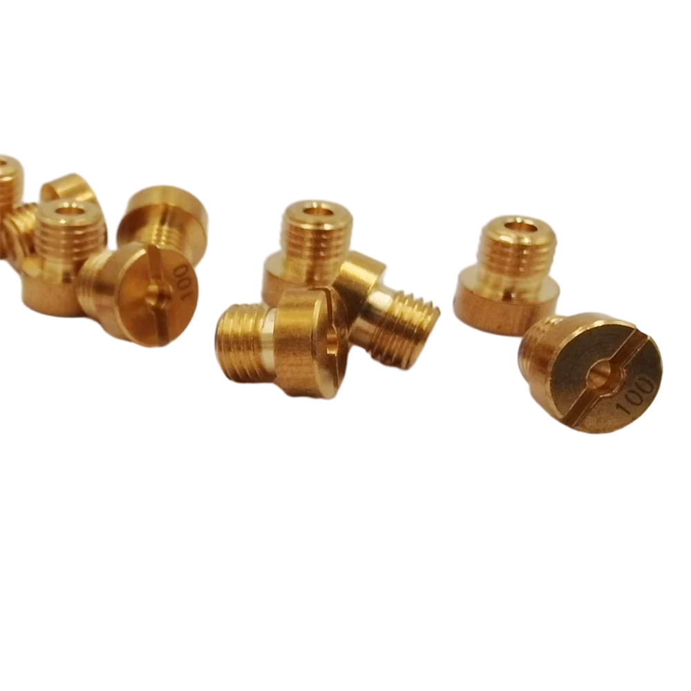 Carburador Main Jet para Delloro, Bocal Injetor, Tamanho 55-145 Kit, Rosca M6 6mm, Rosca 6mm, PHBH PHBL FRD PHF VHB VHSH, Conjunto de 10 Pcs