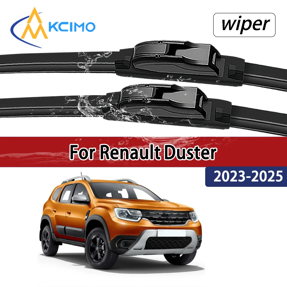 

For Renault Duster 2023-2025 2024 Compatible Durable Silent Front Wiper Blades Car Windscreen Auto Window Accessories