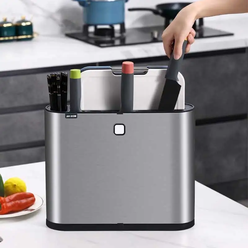 Smart Disinfection Machine Cutting Board, Knife, and Chopstick Sterilizer Automatic Household Drying Rack Tool holder