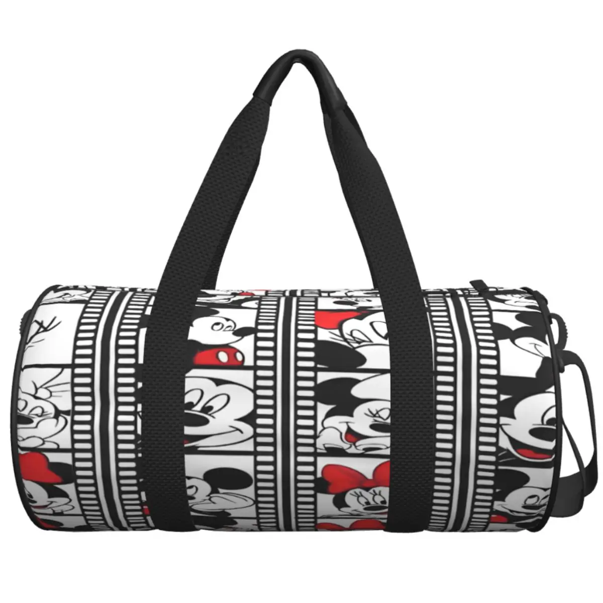 

Mickey Minnie Mouse Travel Bag Cute Cartoon Large Sport Bags Weekend Men's Design Gym Bag Luggage Cute Fitness Bag