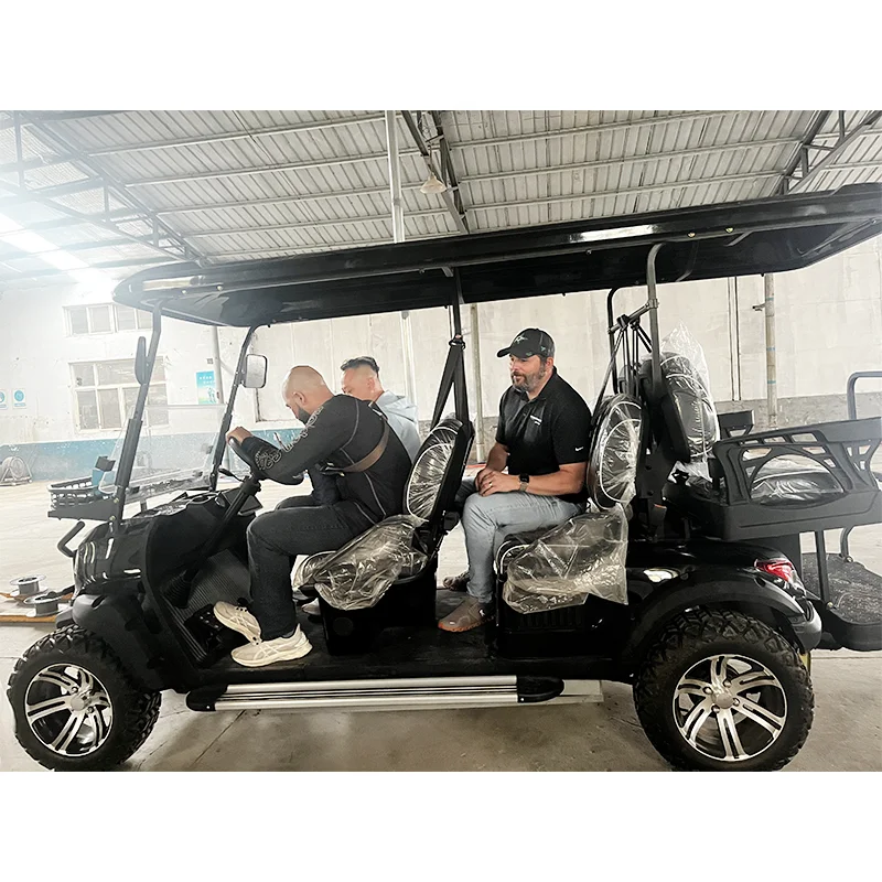 72V Lithium Battery 4 Seat Electric Golf Cart Buggy DOT Approved