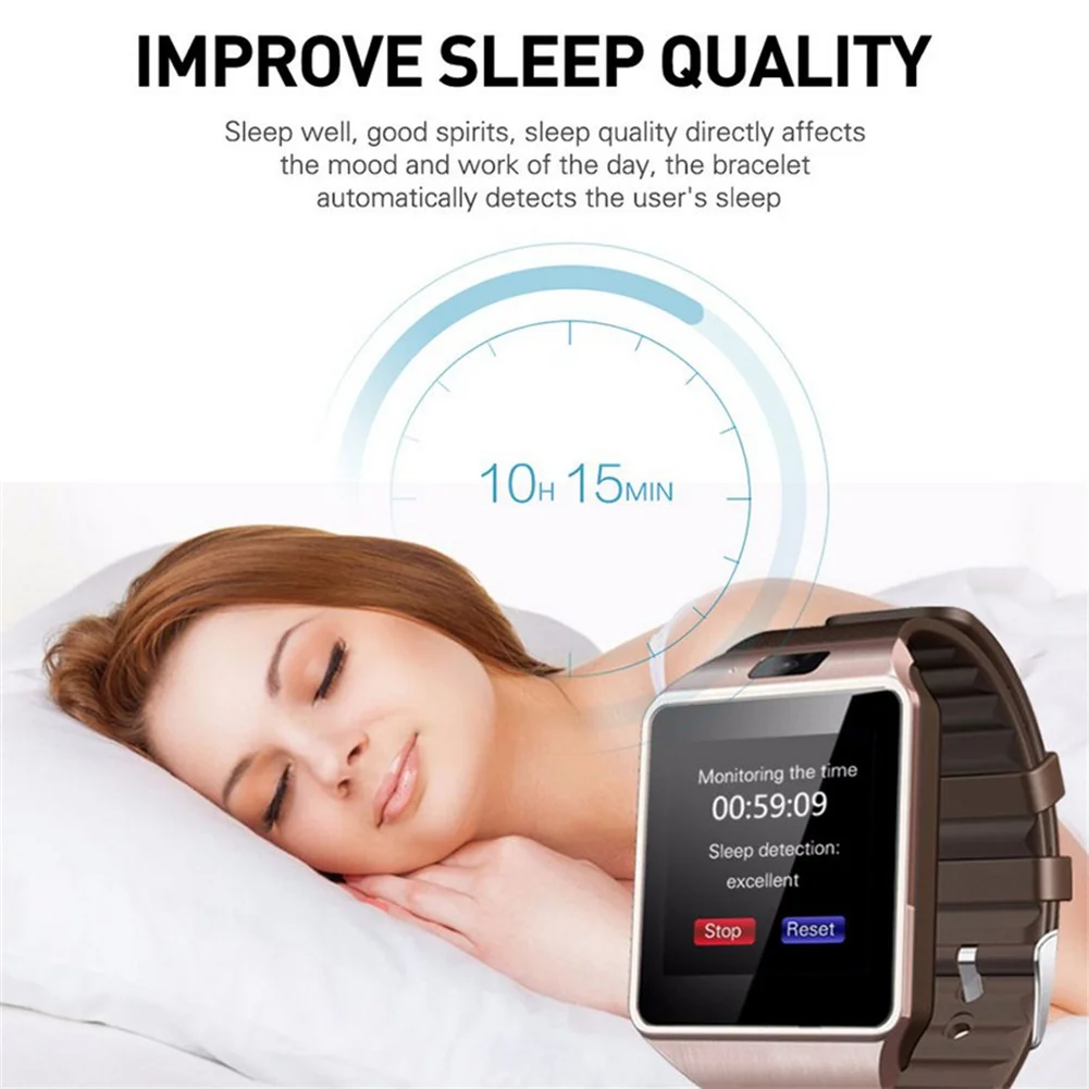 DZ09 Fitness Tracker Smart Watch Sleep Monitor 1.56\