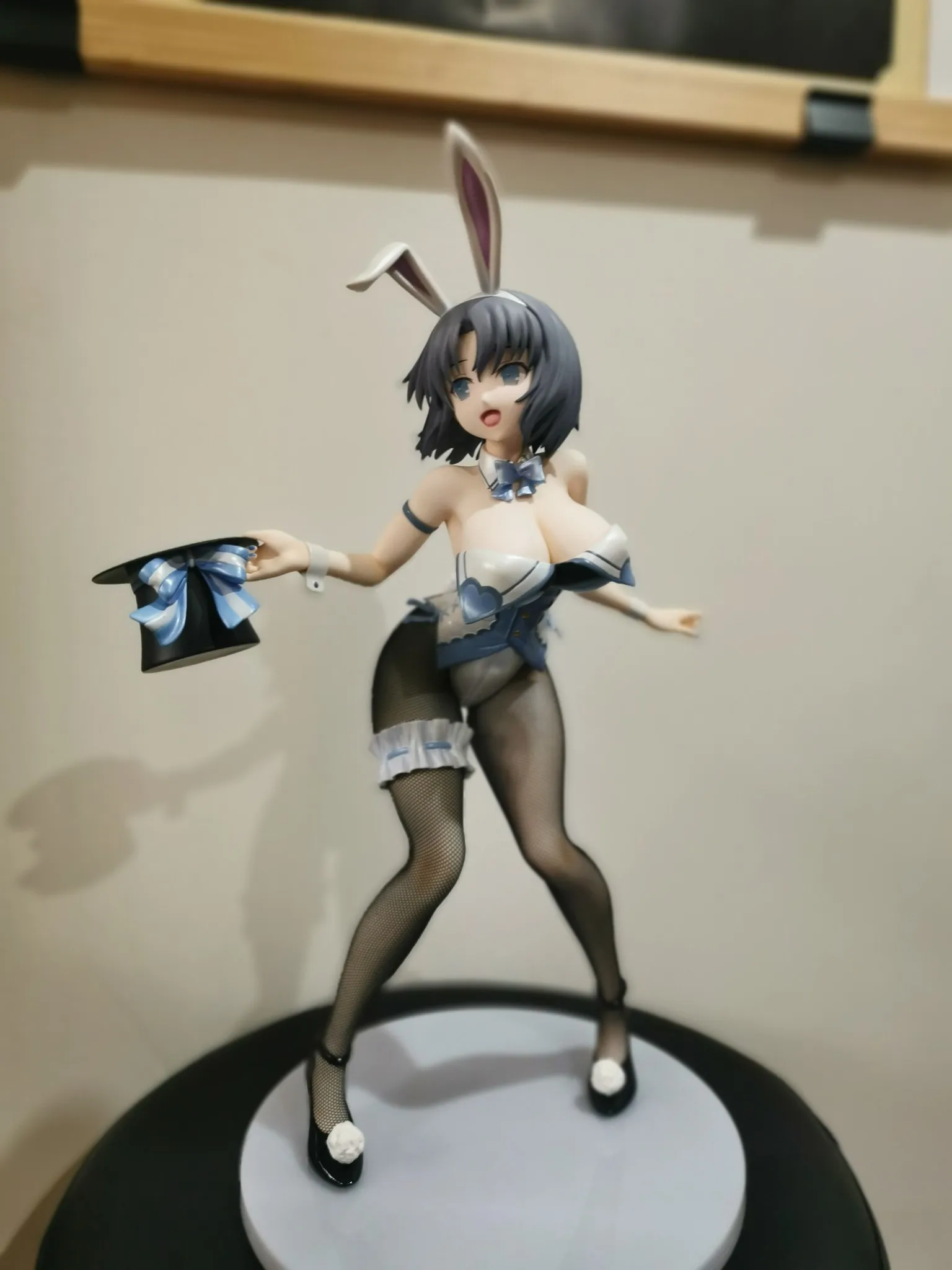 36CM Shinovi Master Senran Kagura New Link Yumi B-style 1/4 Bunny Ver FREEing Anime Action Figure PVC Collection Model Toys Gift