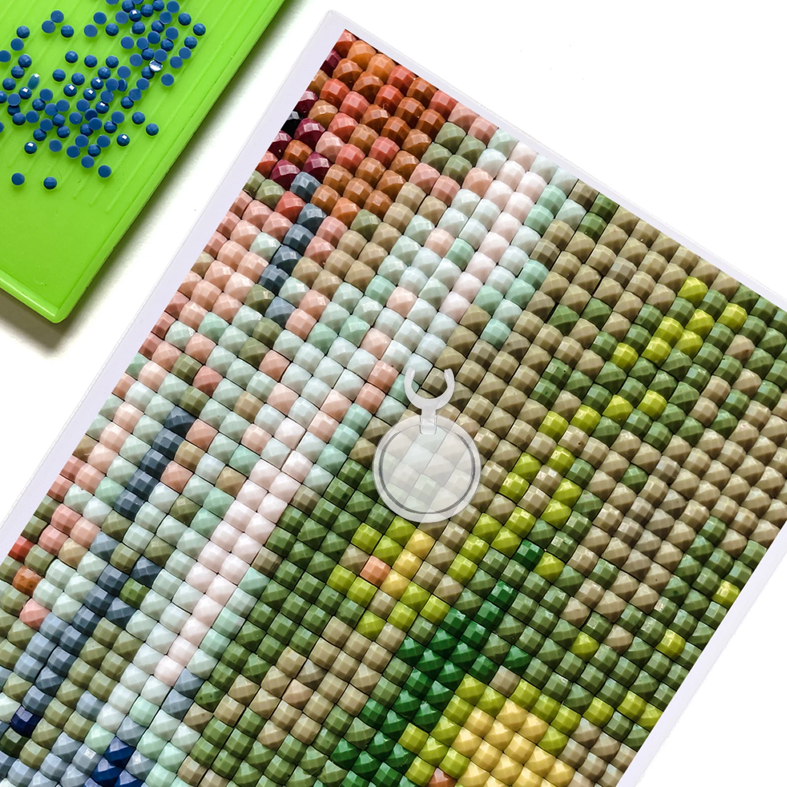 10 قطعة قلم رسم الماس المكبر كليب على غرار أداة الحفر العملية Diy بها بنفسك الفن الحرفية مضاءة عبر غرزة مسمار الفن المتحمسين