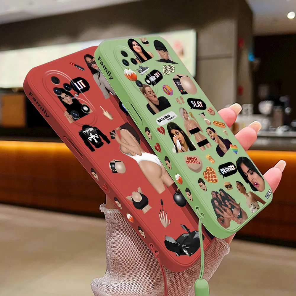 K-kardashians Family Phone Case for Huawei P50 P40 P30 P20 Nova 9 9SE 8 8i Mate 40 30 20 Pro Lite P Smart 2021 Y7A Cover