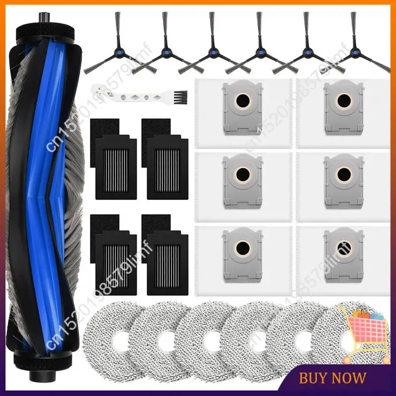 

MSOR-для Ecovacs Deebot T50 Max Pro Omni, сменные аксессуары для робота-пылесоса-основная щетка, мешки для пыли, фильтры, подушечки для швабры в комплекте