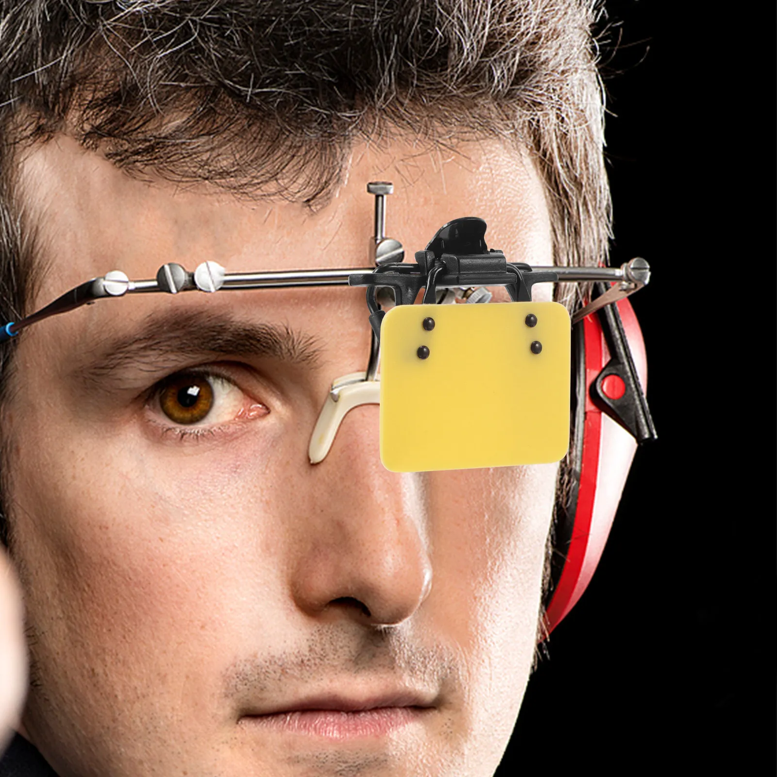 

Регулируемая защитная накладка-прищепка на очки для стрельбы, для тренировок по точности прицеливания, для использования в помещении и на улице, защитные щитки для глаз