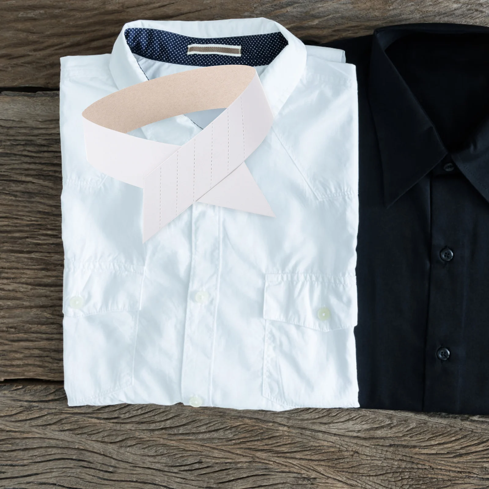 100 pezzi colletto di carta rimane colletto della camicia supporto per camicie eleganti da uomo ritenzione della forma facile inserto camicia rimane per uomo