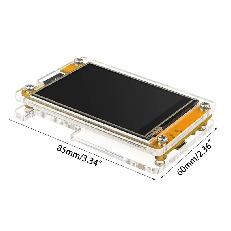 ESP32 Плата разработки Акрил корпус 2,8 дюйма LVGL Intelligent Screen Clear Case Case Fixed Cracket