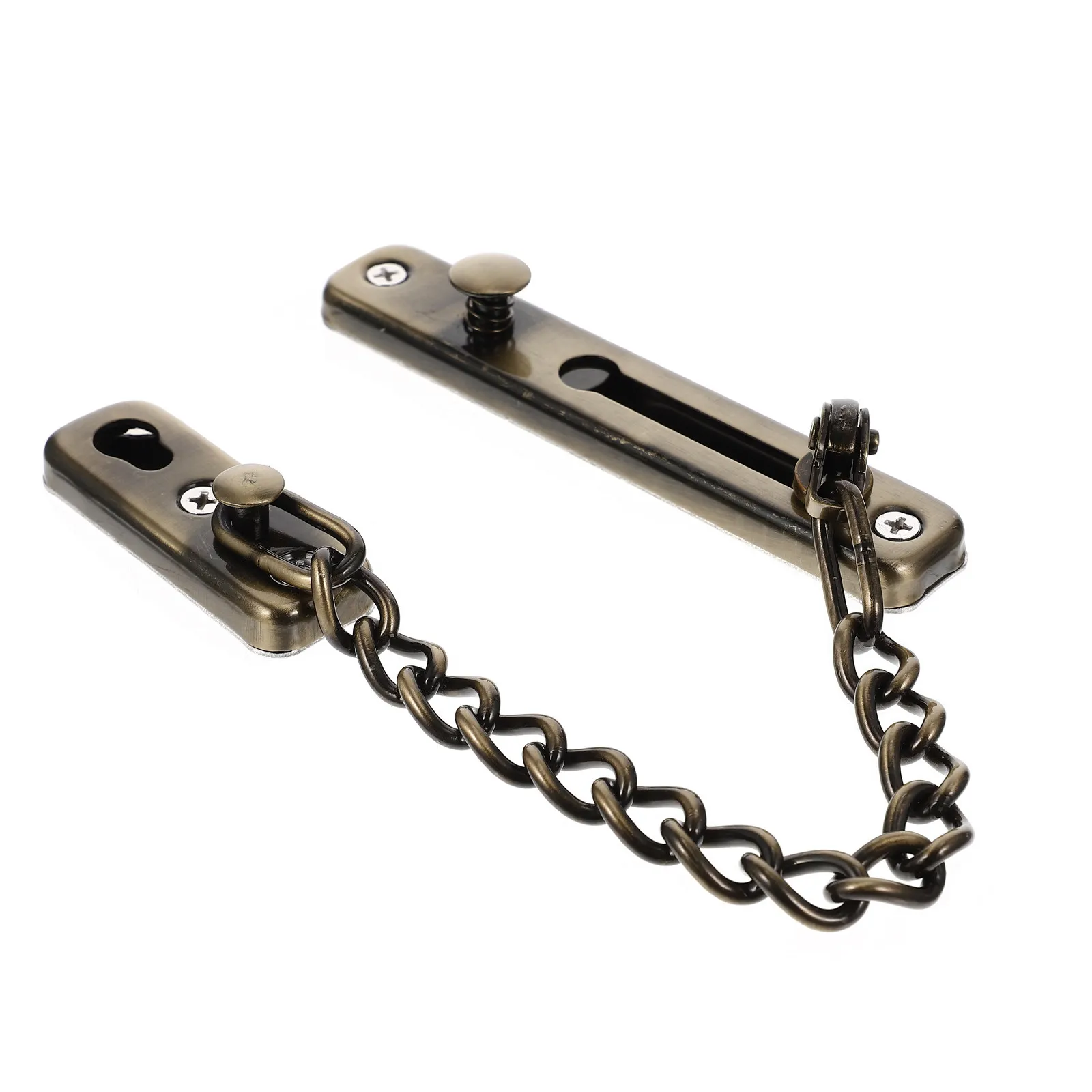 

Stainless Steel Punch Free Door Chain Lock Childproof Anti-Theft Security Chain Lock for Inside Door Home Safety