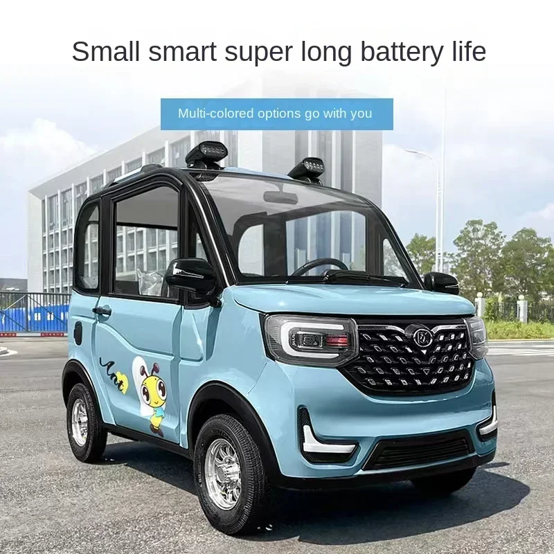 TLL New Energy Electric Scooter Oil-Electric Four-Wheel Battery Car