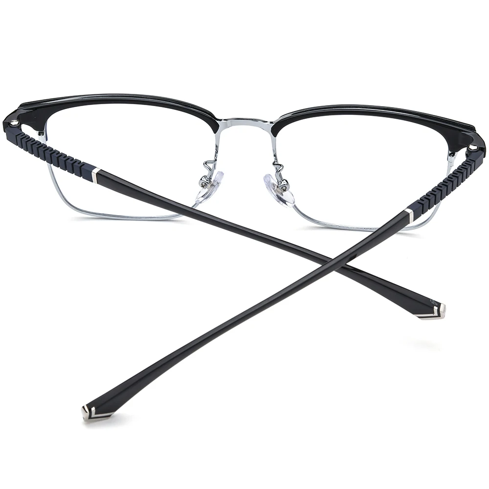 NIANZHEN سبائك التيتانيوم إطار نظارات الرجال مربع العلامة التجارية تصميم النظارات النساء خفيفة الوزن الرجعية نظارات نظارات 99070