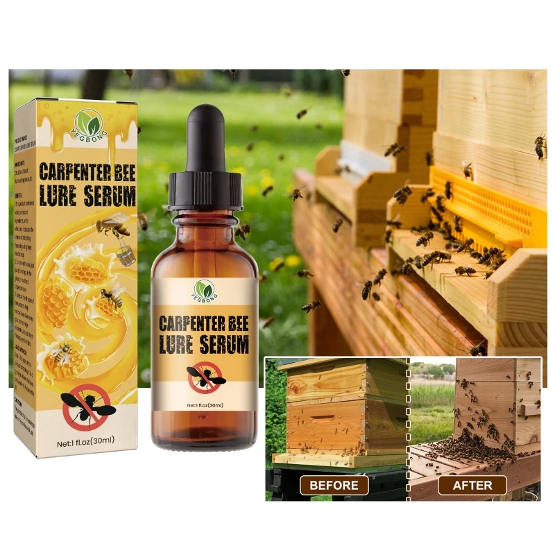 Carpenter Bees Lure Serums Bees Attractant Trap Baits Essences Beekeeping Equipment