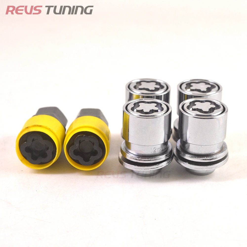 High Quality M12X1.5 Steel Security Anti Theft Auto Car Wheel Lock Nuts Locking Nut For Toyota