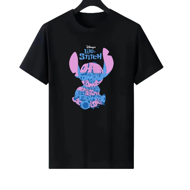 

Женская футболка с короткими рукавами и принтом в стиле Дисней, семейный комплект с круглым вырезом, очень выгодная цена, стиль 21-го века.