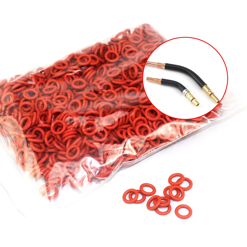 

200A 350A 500A Welding Torch Neck Rubber Rings CO2 Welding Torch Wire Feeding Tips Sealing Ring CO2 MIG Welding Accessories