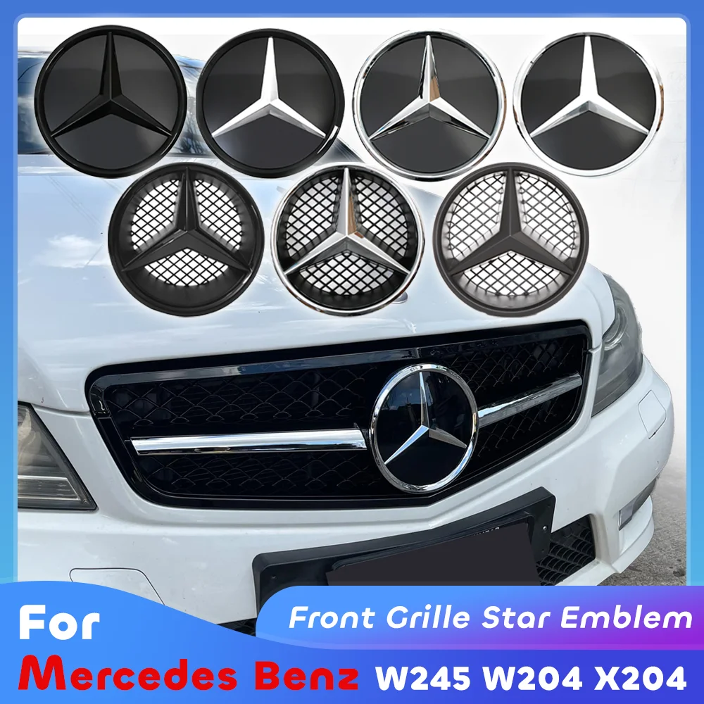 

Front Grille Star Emblem For Mercedes Benz B-Class W245 2009-2011 C-Class W204 2008-2014 GLK-Class X204 2008-2012