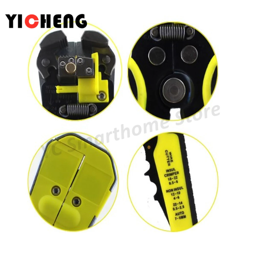 8 inch automatic stripping terminal crimping cable stripped wire trimmer adjustable distance multifunctional stripping HS-D1