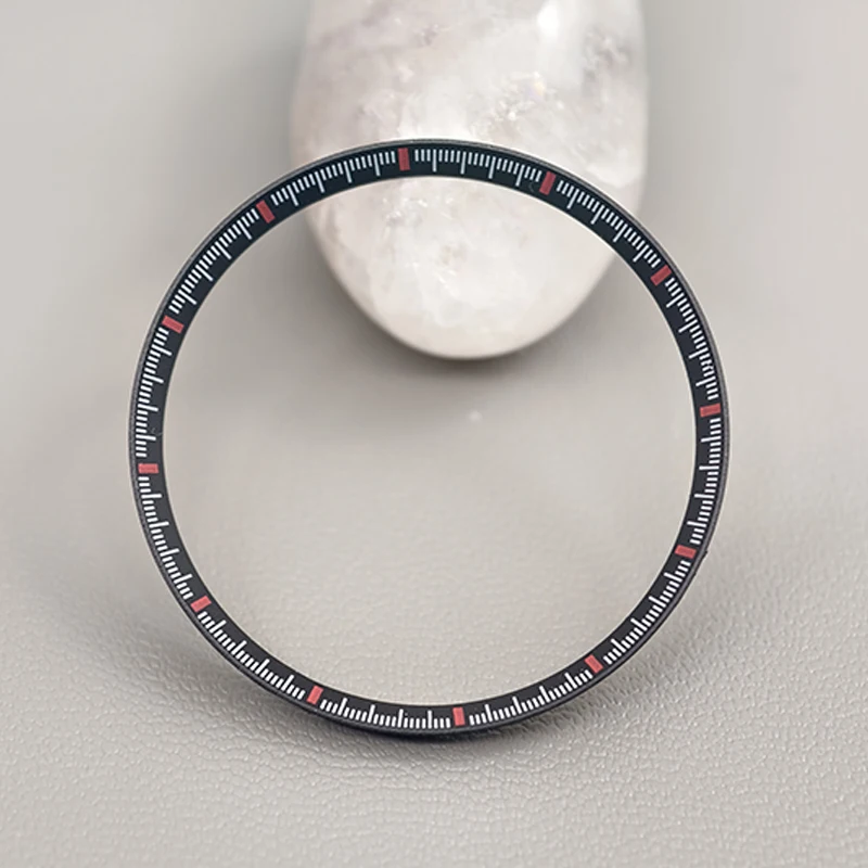 Dia 30.5mm Chapter Inner Ring Fits SKX007 SKX009 SRPD Watch Case Replace Plasticsr Inner Ring NH35 NH36 Watch Case Refit Part