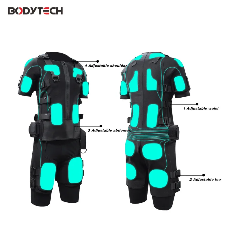 Bodytech EMS Fitness Suit Kit Eletrônico de Estimulação Muscular Dispositivo de Treinamento EMS para Aumentar Massa Muscular