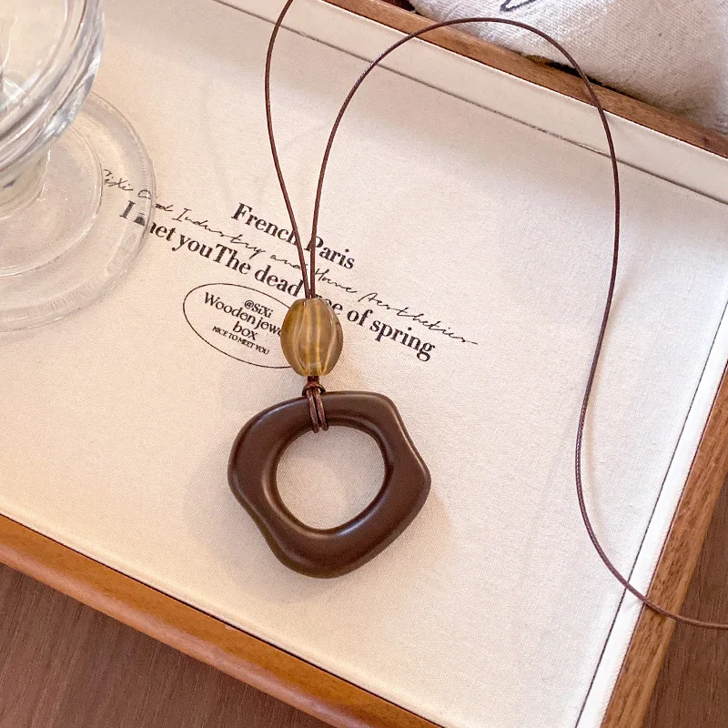 

Длинное ожерелье с градиентом в китайском стиле для женщин, новинка 2023 года, высококачественная цепочка для свитера, нишевый дизайн, аксессуары в этническом стиле