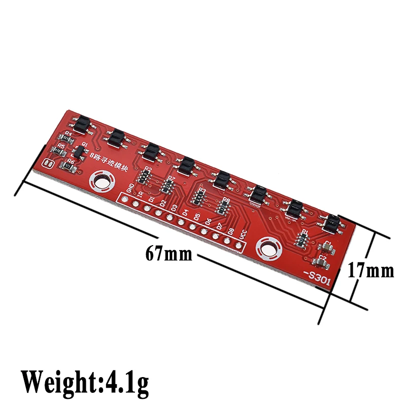 Eight Tracking Module Infrared Detection Sensor Module 8bit Sensor Module 8 Channel Infrared Detector Hunt Module For Arduino