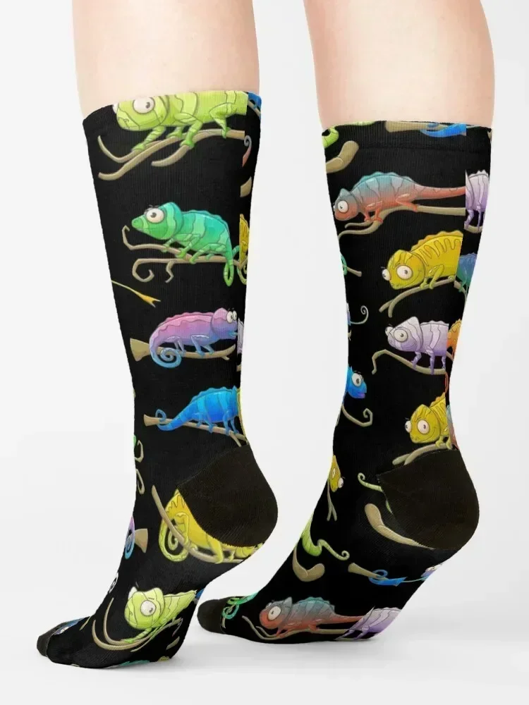 Chub Geckos in dark Socks cartoon Wholesale sports stockings man Boy Socks Women's