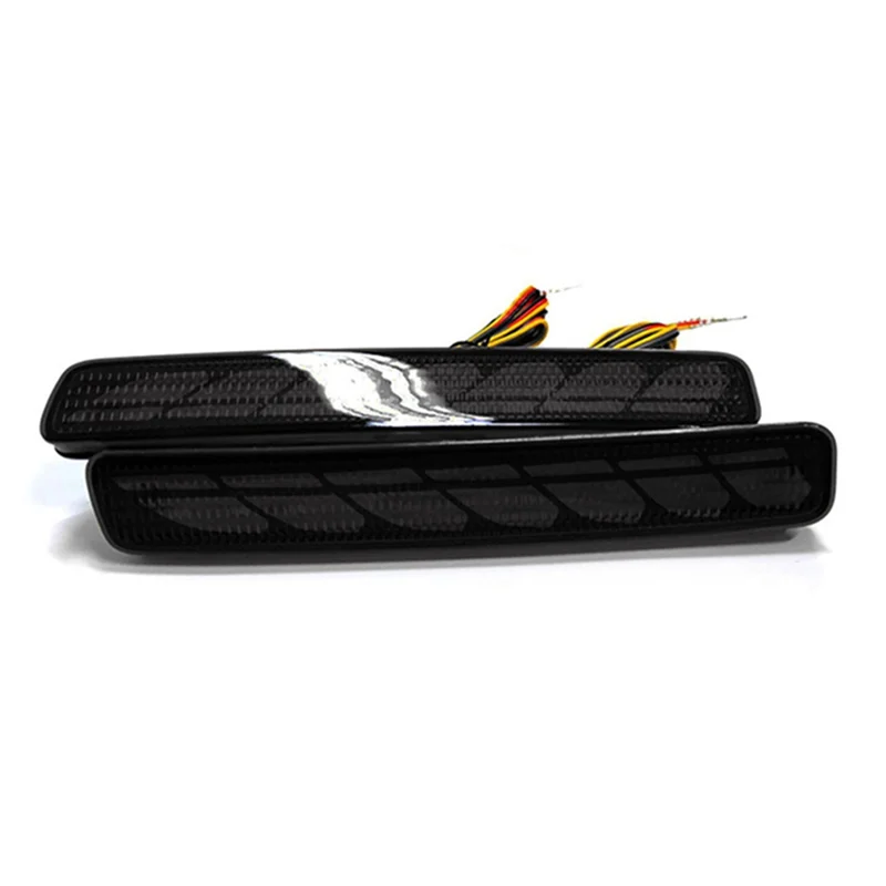 For Toyota NOAH VOXY 80 Pruis 40 Series Compatible 1 Pair Rear Bumper Lights Dynamic LED Lamp Black