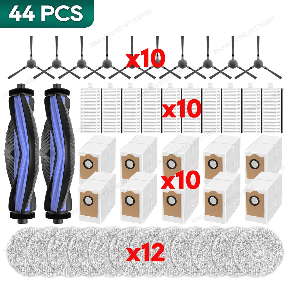 Kompatibel für Lefant M3 / M3 MAX / M3L Zubehör Hauptbürste Filter Mopp Tuch Staubbeutel Ersatzteile