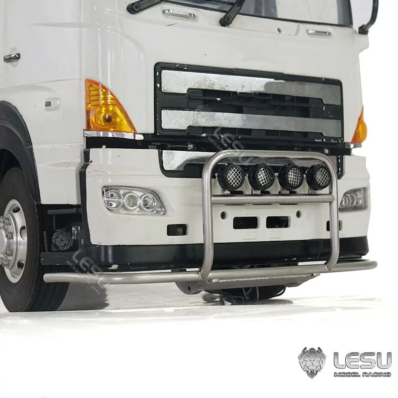 RC 1/14 LESU Truck LED Headlight for Tamiya Hydraulic Excavator Loader Dump Truck for SCANIA MAN VOLVO Trailer Tipper DIY Parts