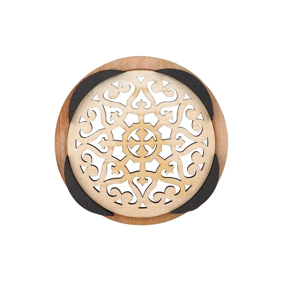 Wood ​Guitar Sound Hole Cover​ ​Window Grille ​Noise Control Function ​Sound Hole Protector​ ​Stage Volume Enhancer​