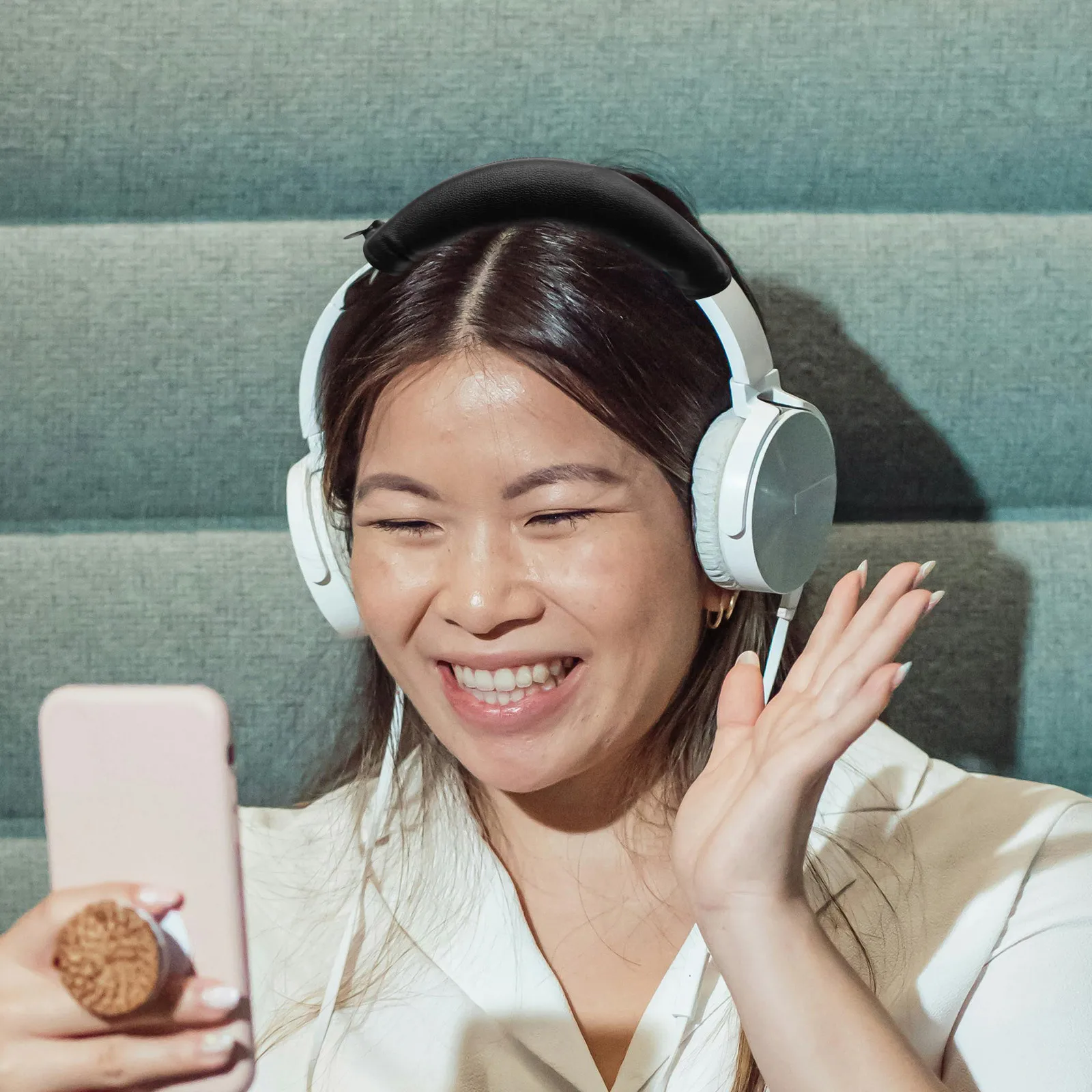 Capa de cabeça para fone de ouvido, protetor de manga com zíper, almofadas de substituição para fone de ouvido