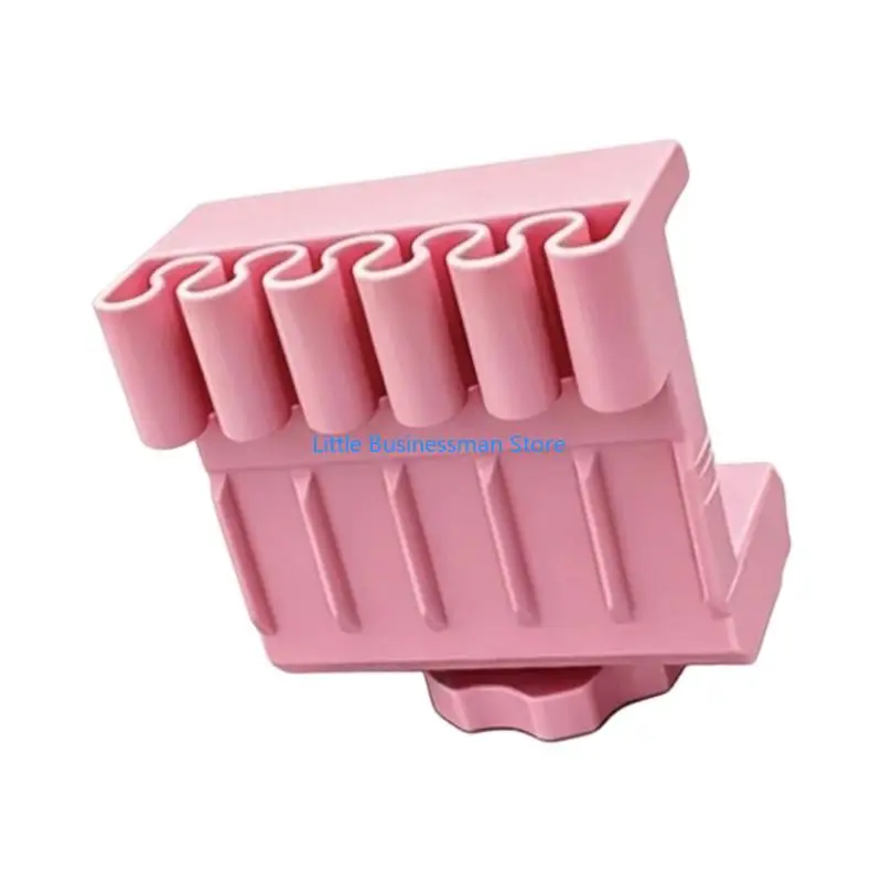 Klemmkabelhalter mit 5 Schlitzen für Schreibtische, kompakter Kabel-Organizer-Clip für USB-Kabel, Musikleitungen und Ladekabel – Detail 8