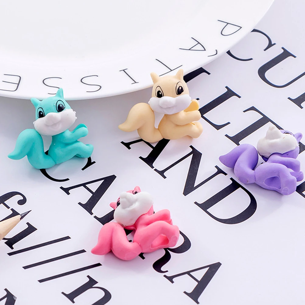 

36pcs Squirrel Shaped Erasers Small Mini Size for Kids Cartoon Animal Design Cute Bulk Toy Stationery School Supplies