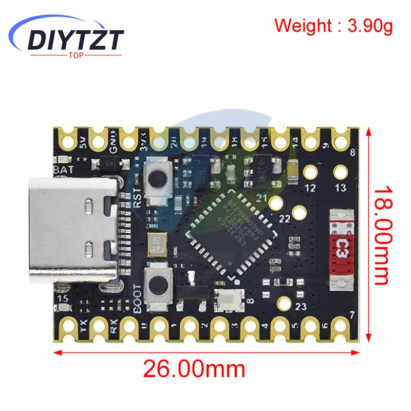 DIYTZT ESP32-C6 SuperMini Development Board Microcontroller Programming Learning Controller Core Board