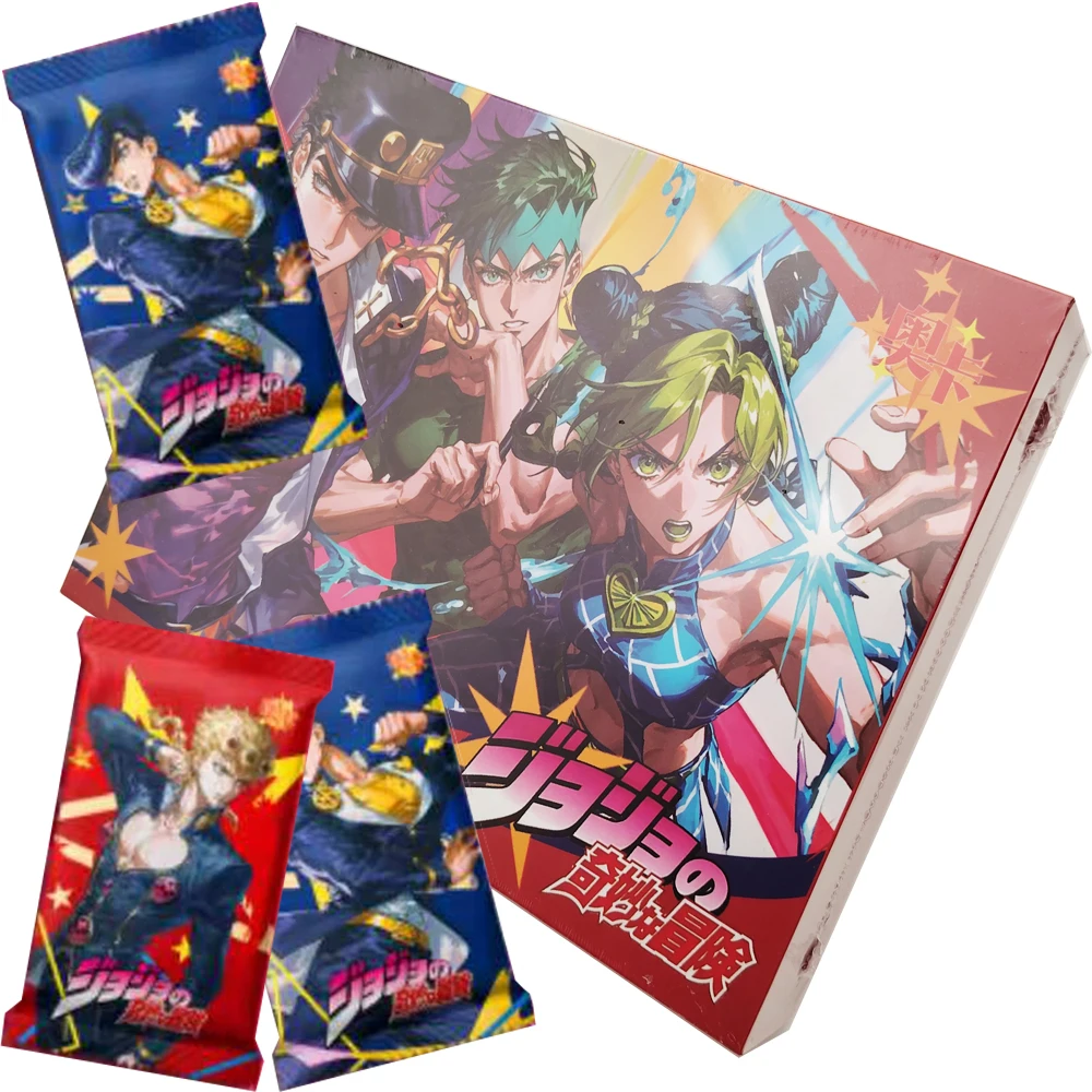 

Classic Japanese Popular Anime JoJo's Bizarre Adventure Collection Card Cartoon Protagonist Peripheral Creative Cards Kids Gifts