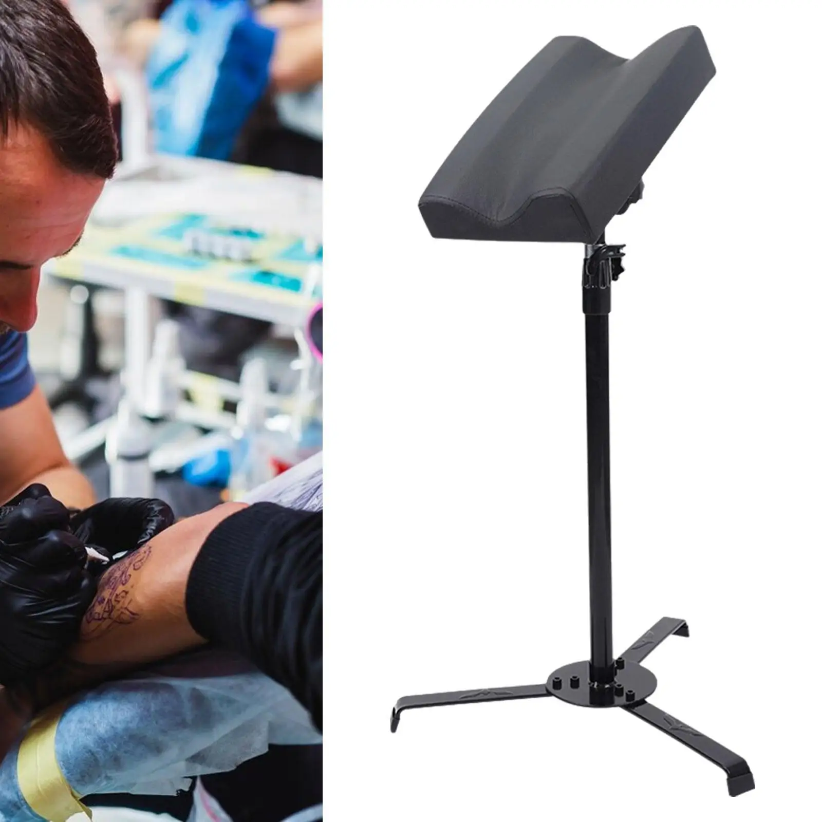 مسند ذراع الوشم معدات الوشم الاحترافية المائلة لاستوديوهات صالونات التجميل