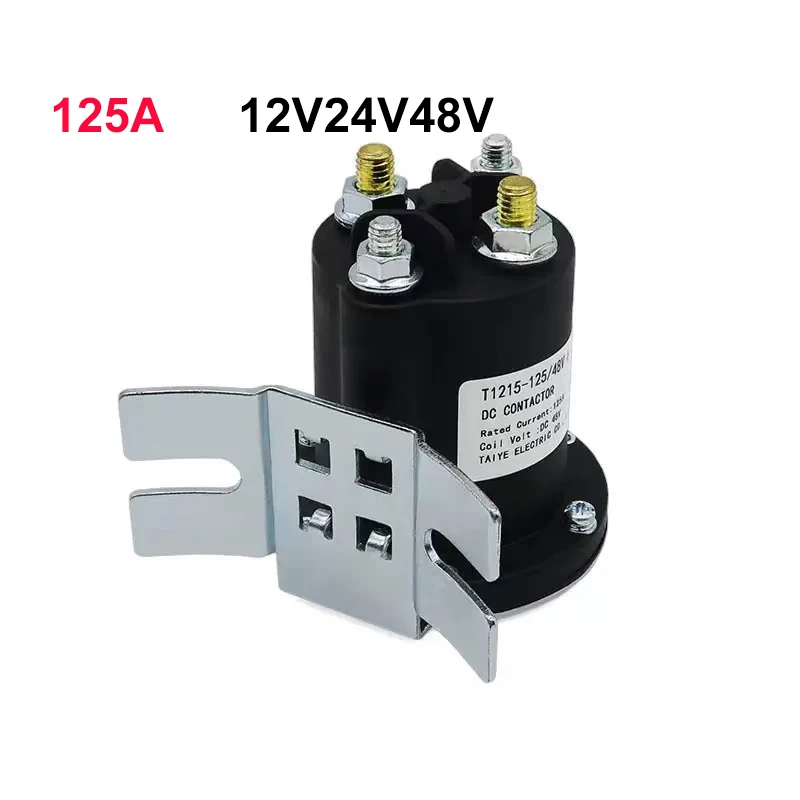 T1215-125 DC Contactor 125A12V24V48V H Electric Vehicle Relay Start Switch Forklift Oil Pump