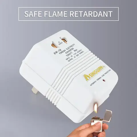 500W 전원 전압 변환기 500W 어댑터 조절 가능 220V ~ 110V 110V ~ 220V 전원 어댑터 소켓 AC 미국 변압기 변환기