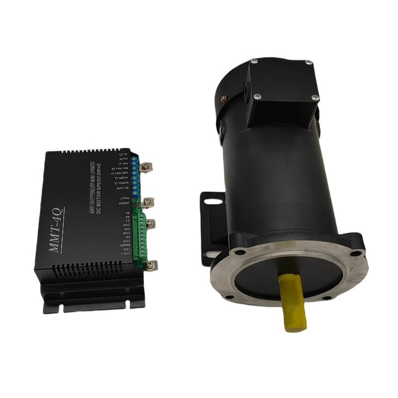 24V 1HP 1750RPM DC Brushed Motor with 100A Reversible Controller - Ideal for Industrial Automation