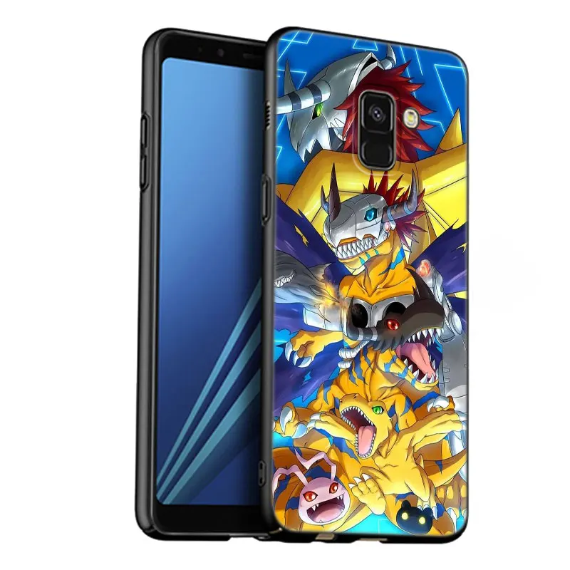 Digimon Adventure Anime Black Phone Case For Samsung Galaxy A01 A03 Core A04 A10 E A02 A20 A21 A30 A50 S A6 A8 Plus A7 A9 2018