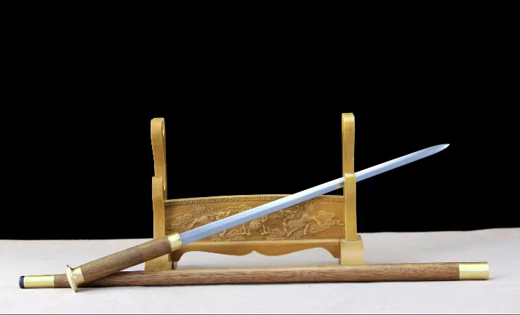 Staff sword, sharp carbon steel blade, genuine rosewood scabbard staff katana samurai sword fighting ninja gentleman staff sword