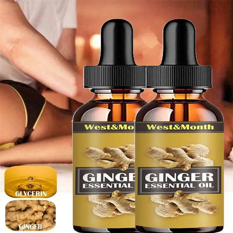 GINGER ESSENTIAL OIL firming and slimming the whole body with oil removing and slimming essential oil