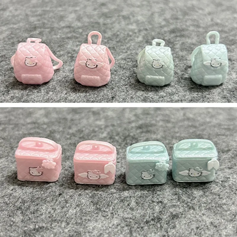 

Hello Kitty Kawaii Simulation Makeup Bag Mini Backpack Cartoon Micro Landscape Decoration Ornament Women Accessories Wholesale