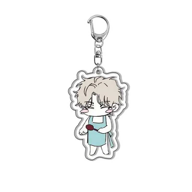 Anime Waterside Night Taeju Double Sided Acrylic Keychain Plate Yaoi Anime Low Tide In Twilight Key Chain Cosplay Props For Fans